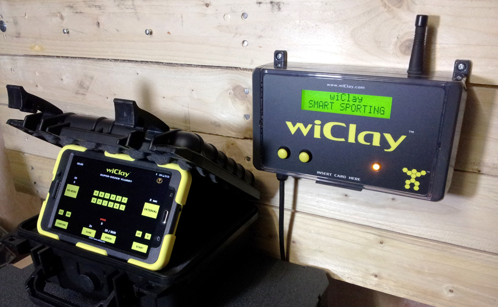 wiClay Smart Sporting target counting system with Sporting apps